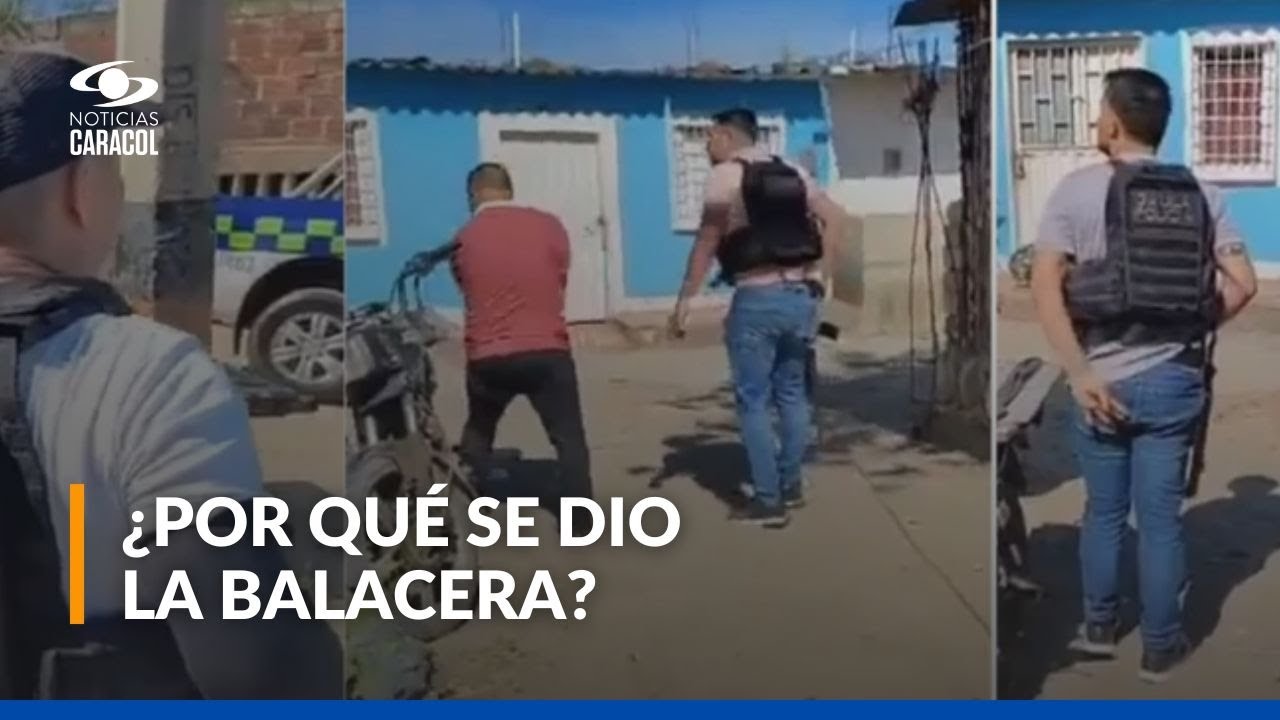Balacera cerca del puente Simón Bolívar: periodistas grabaron el fuerte tiroteo