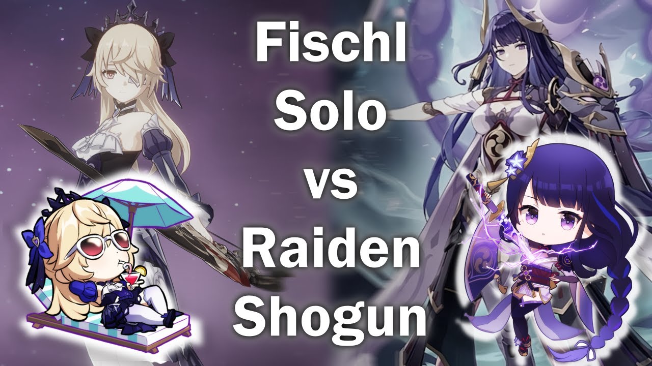 Fischl Solo vs Raiden Shogun | Genshin Impact