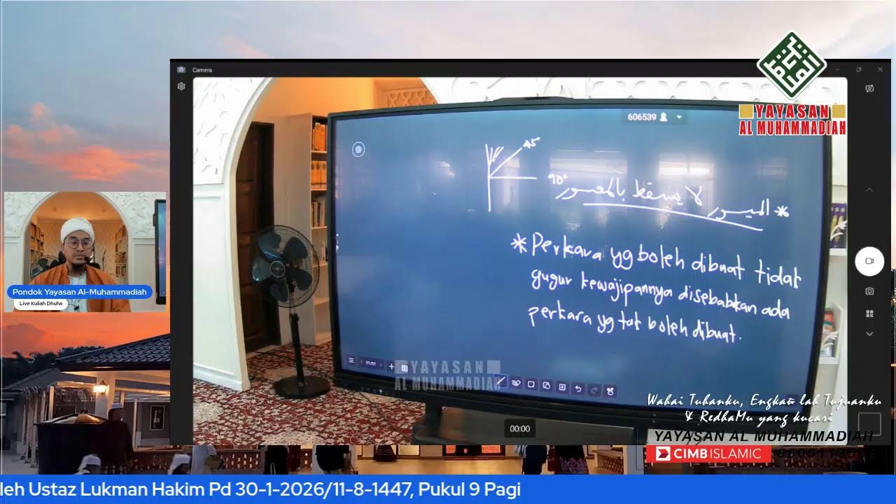 Kuliah Al-Muqaddimah Al-Hadramiyyah Oleh Ustaz Lukman Hakim Pd 30-1-2026/11-8-1447, Pukul 9 Pagi