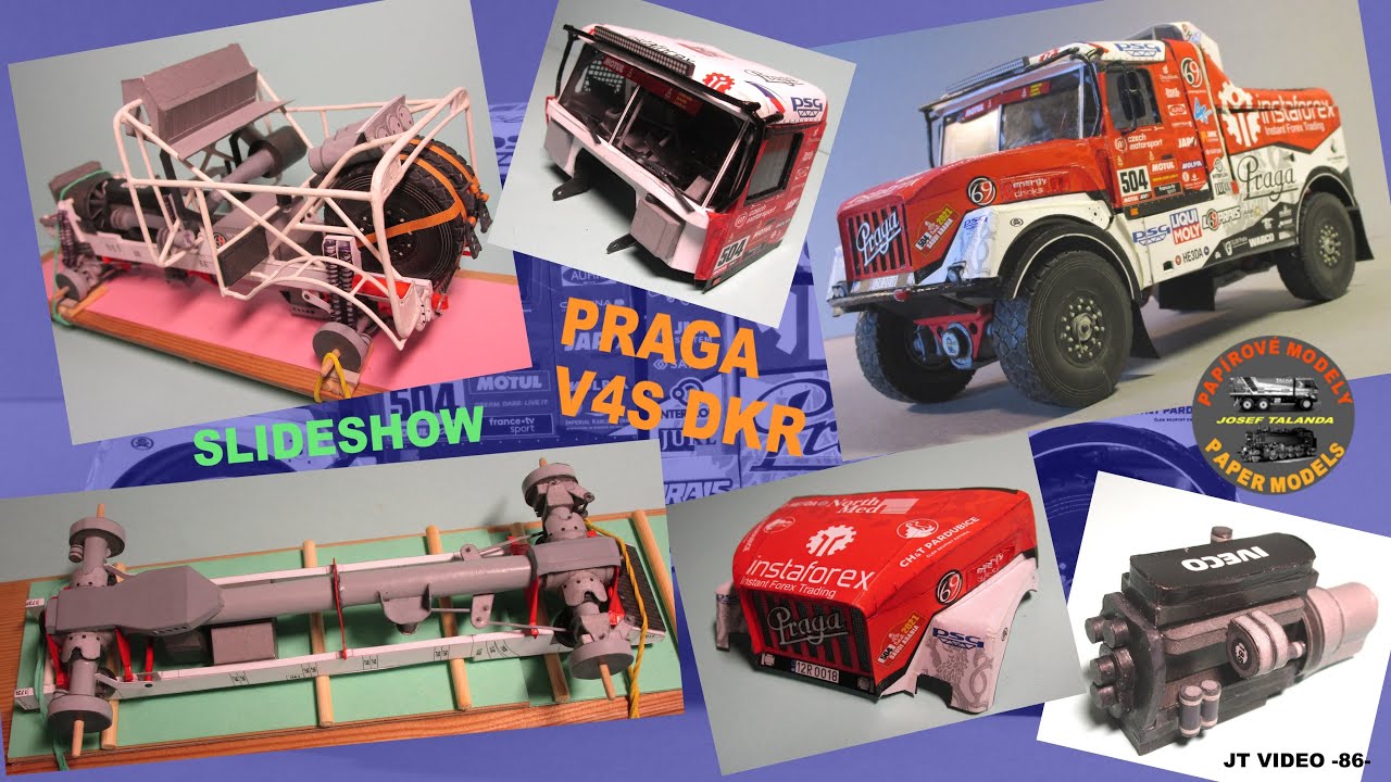 PRAGA V4S DKR_papermodel_SlideShow