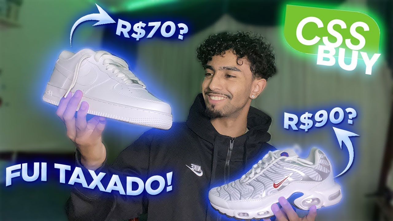 CHEGARAM MINHAS COMPRAS DO CSSBUY! (Unboxing Air force e TN)