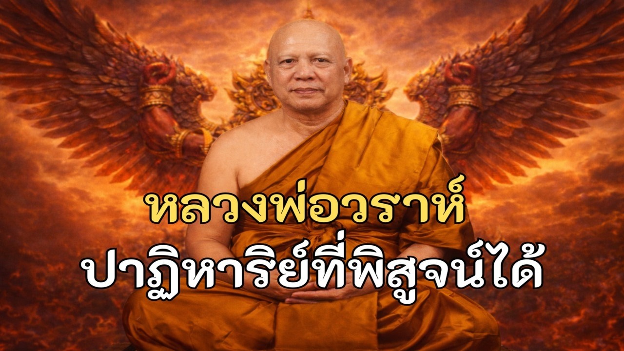 หลวงพ่อวราห์ ราชาแห่งครุฑวัดโพธิ์ทอง เคล็ดลับเลื่อนยศตำแหน่ง หนุนดวงมหาเศรษฐี ล้างอาถรรพ์พลิกชีวิต