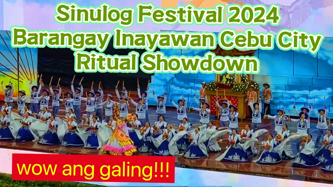 SINULOG SA DAKBAYAN 2024 Barangay INAYAWAN Sinulog sa Kabataan | sinulog festival