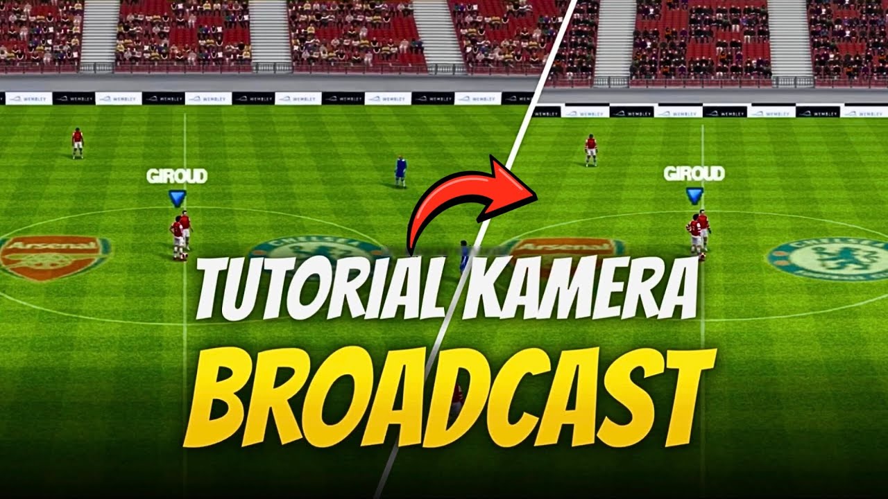 Tutorial membuat kamera Broadcast dan Setting Angle miring/tegak ALL PES PPSSPP