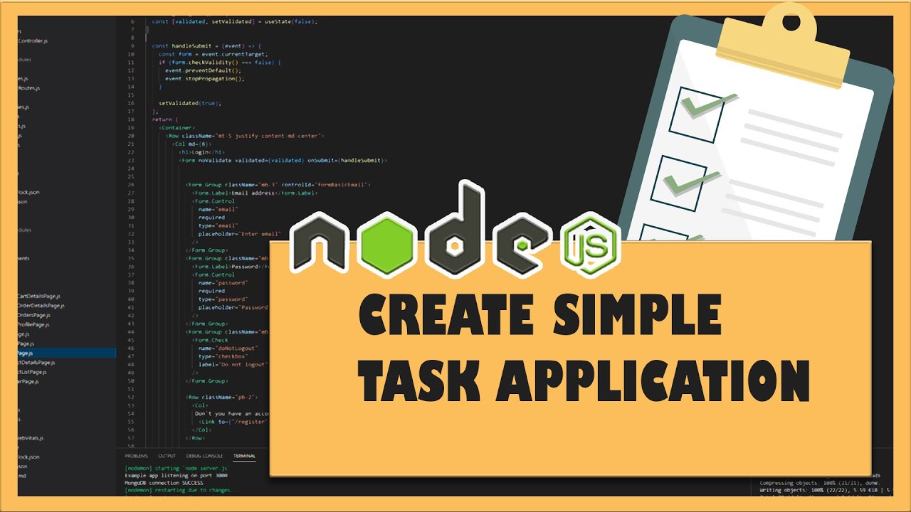 Master Node.js: Effortless Express & MongoDB CRUD for a Task App 💻