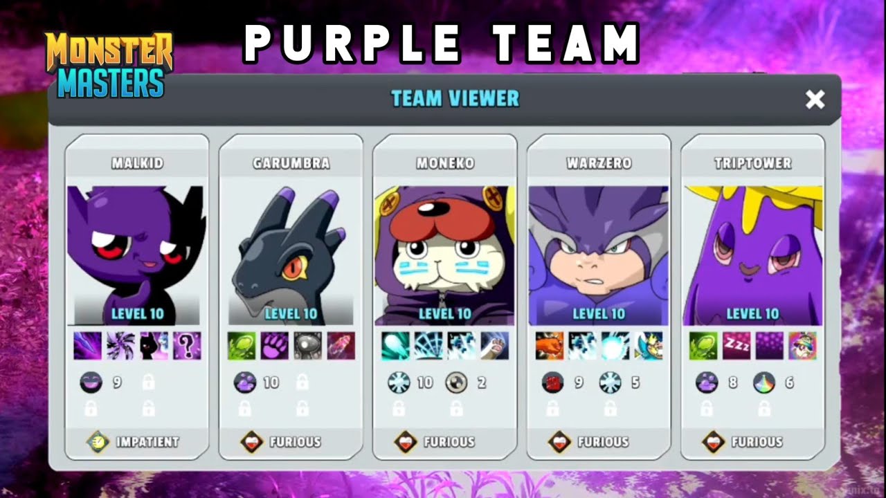 Play the Purple Team | Monster Masters Gameplay