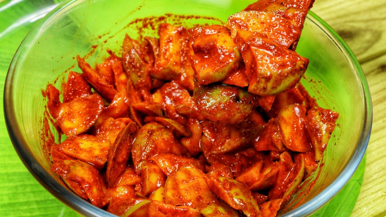 സൂപ്പർ ടേസ്റ്റിലൊരു ചെത്തുമാങ്ങാ അച്ചാർ 👌😋 / Chethu Manga Achar / Mango Pickle