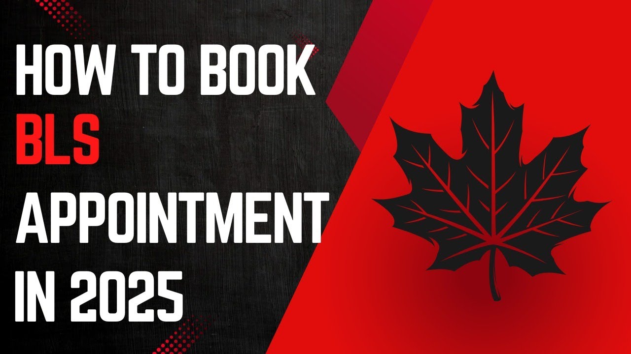 How to book BLS Canada appointment in 2025 #blscanada #pcc #ocicanada