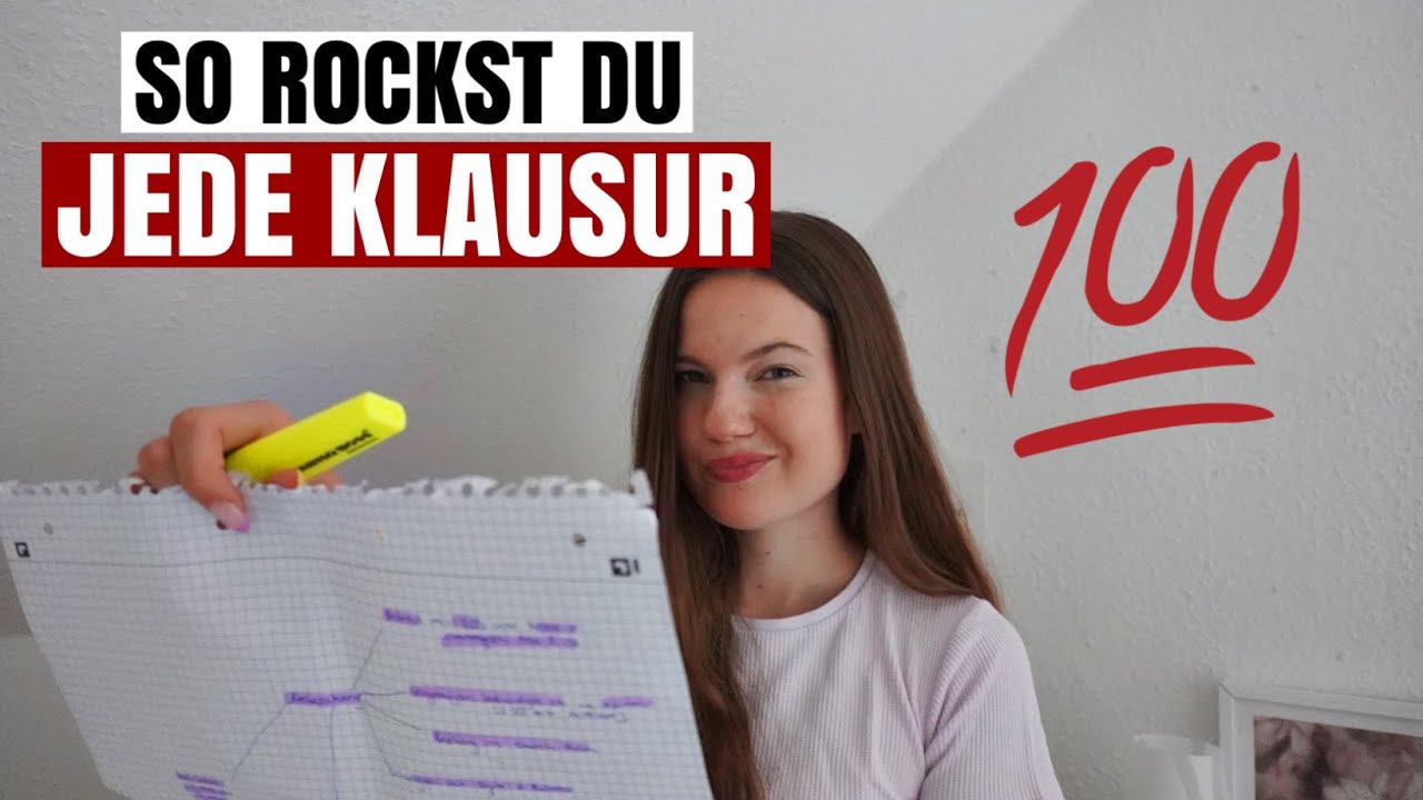 DIE Strategie f&uuml;r jede Klausur 🤓📚