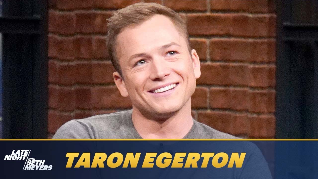 Taron Egerton Refuses to Say if His Tetris Mustache Is Real or Fake