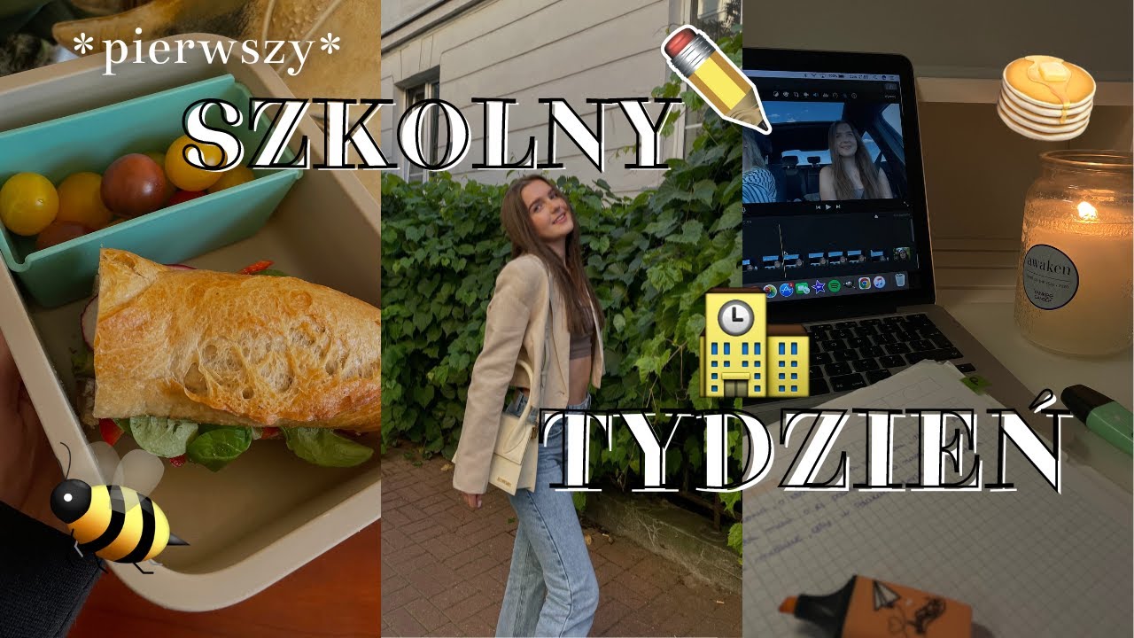 pierwszy SZKOLNY TYDZIEŃ w liceum | WEEKLY VLOG