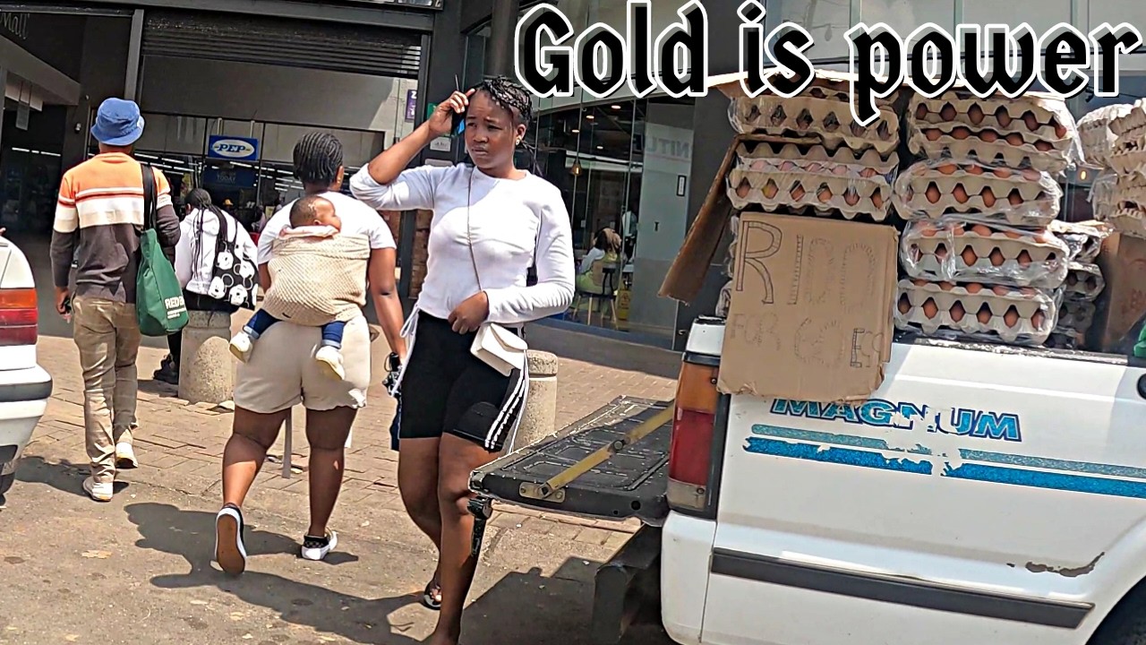 Inside a gold mining town : Randfontein South Africa ( gold is power )