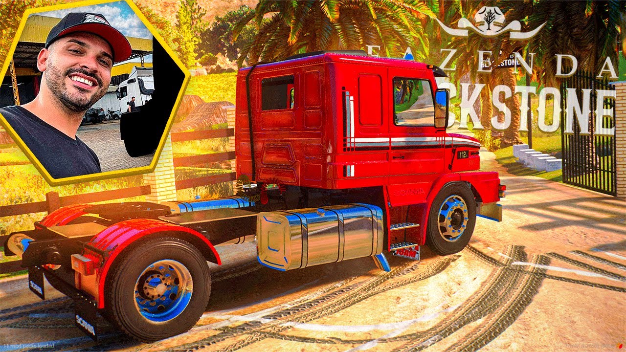GTA V: VIDA DE CAMINHONEIRO | ENCONTREI O BRUNO GARCIA NA FAZENDA BLACKSTONE 😱 #376