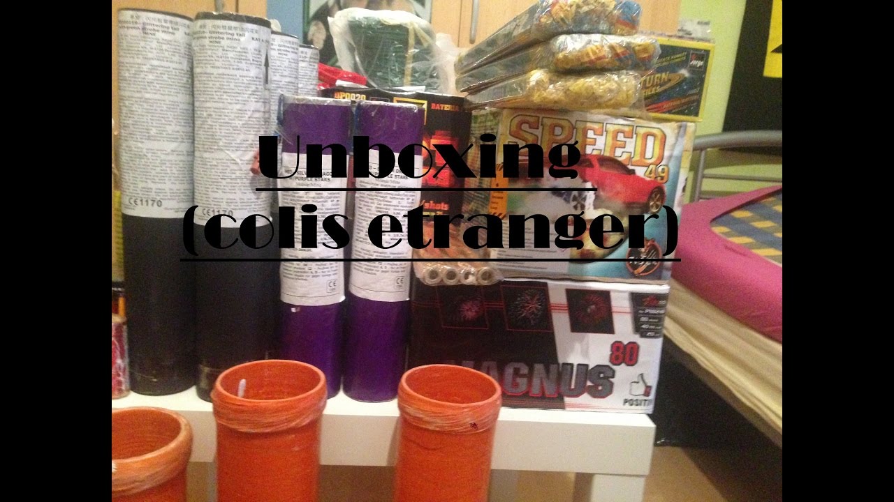 Unboxing colis &eacute;tranger  [HD/FR]