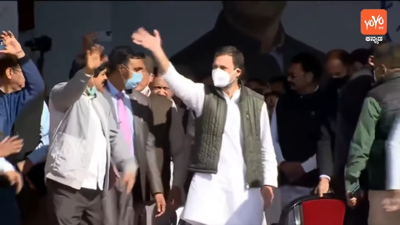 Rahul Gandhi Grand Entry at Uttarakhand Rally | Congress News Today | INC News | YOYO TV Kannada