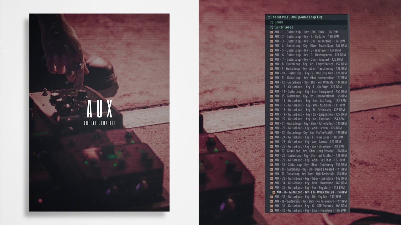 Guitar Loops Sample Kit Download - (AUX) 🔥 🎸