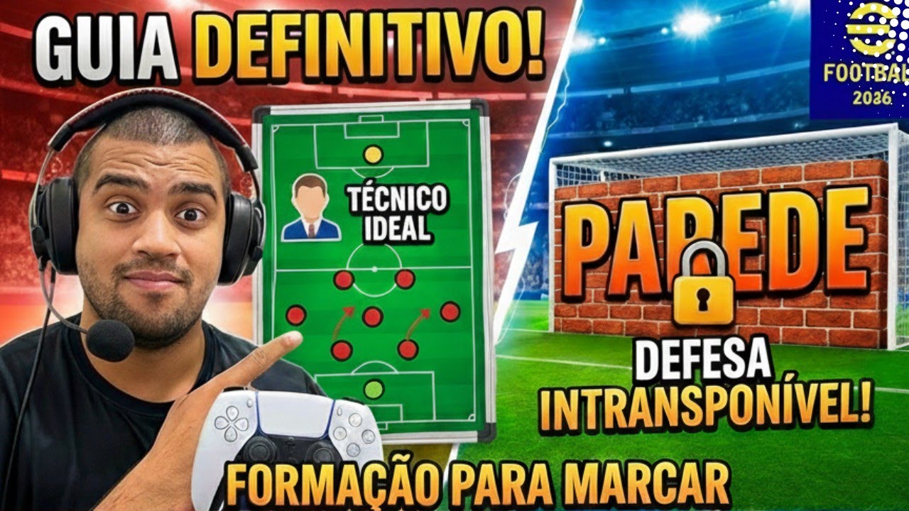 COMECE POR AQUI! Tutorial de Formação e Tática para Marcar Melhor no eFootball 2026