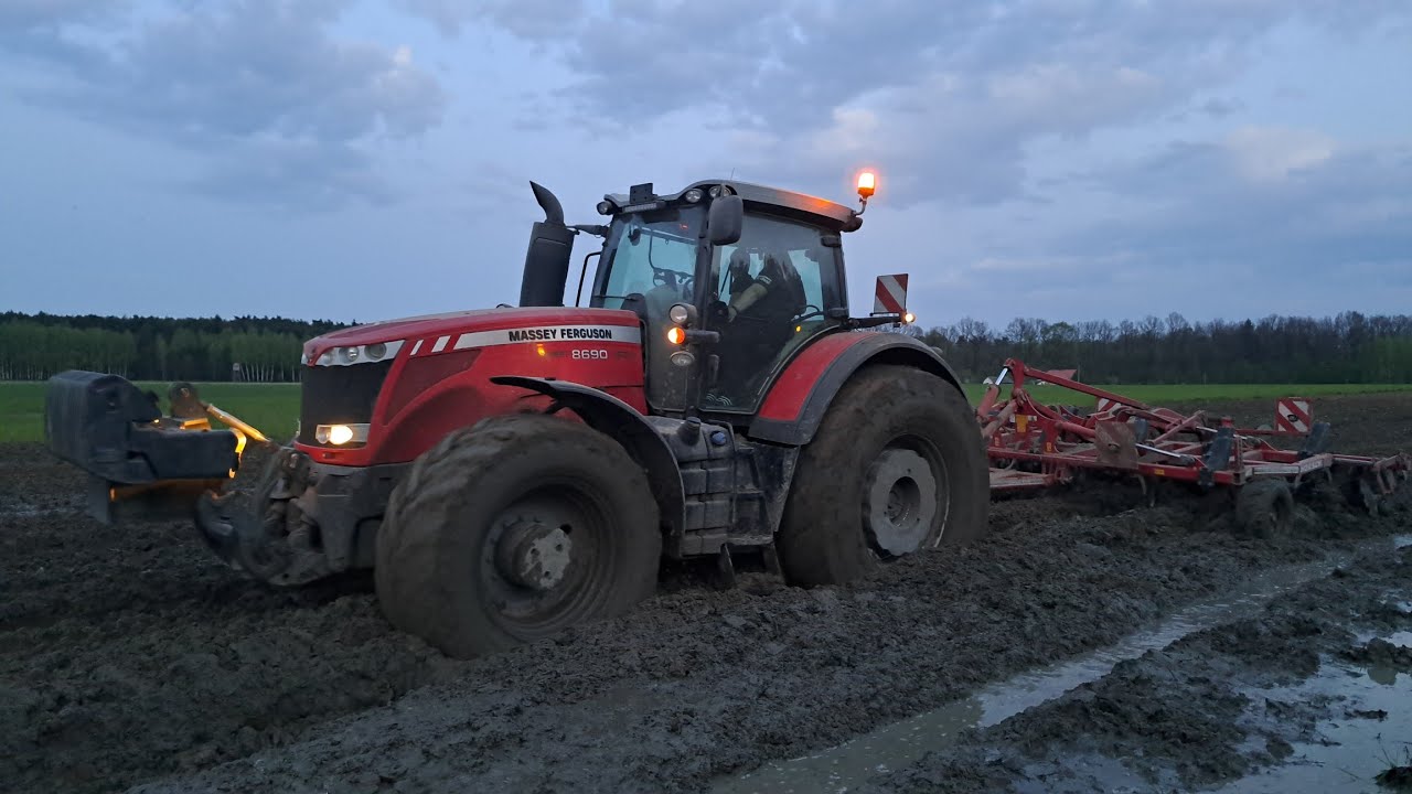 ㋡Massey w Bagnie㋡ WTOPA!?㋡Czyli Mokra Uprawa 2023 w Gr.Domarecki ㋡Agro-Kacper㋡