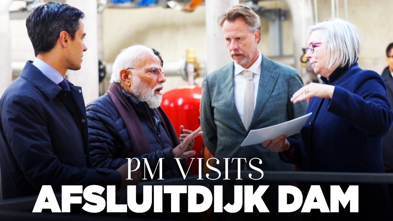 LIVE: PM Modi visits Afsluitdijk Dam in Netherlands