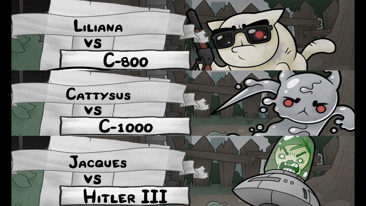 Mewgenics C-800, C-1000, Hitler 3 solo hard diff