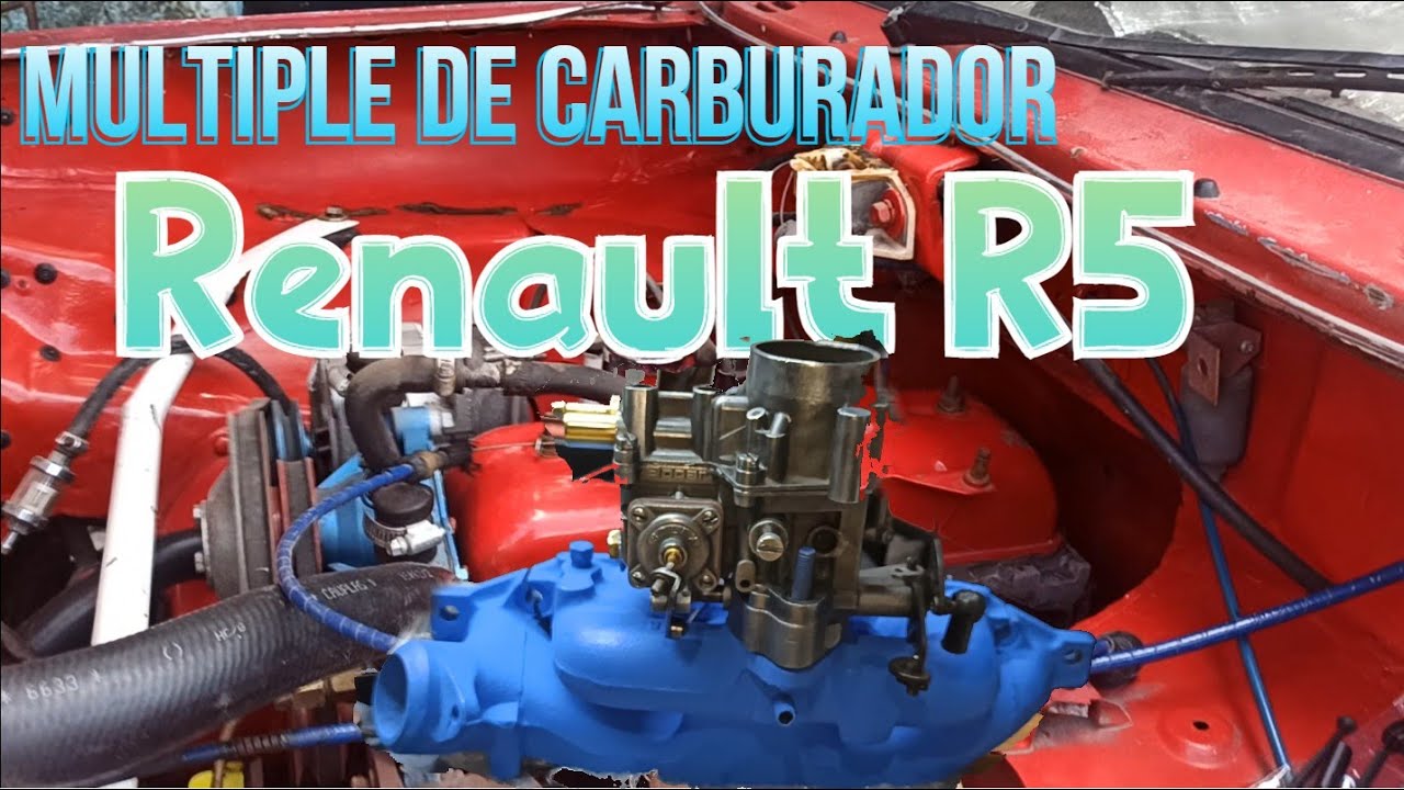 Múltiple de Admisión y escape, Renault R5 .