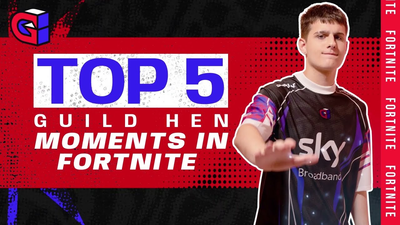 TOP 5 Fortnite Moments of 3x FNCS Champion Guild Hen