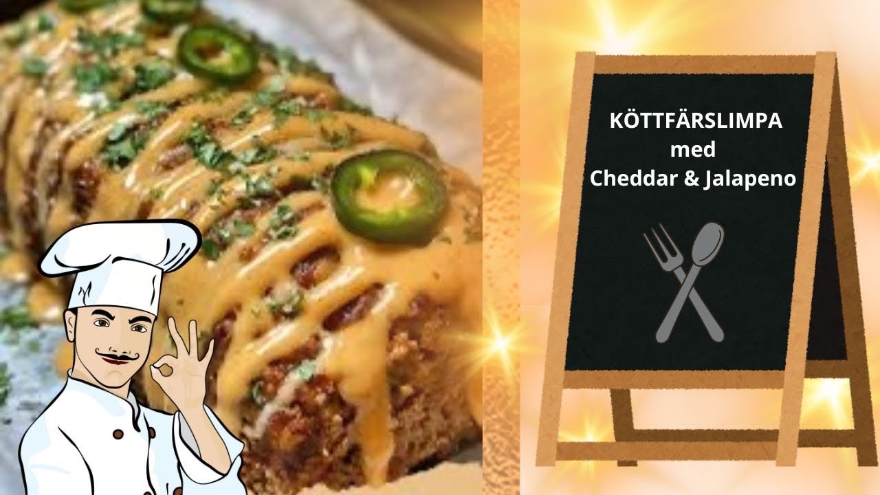 KÖTTFÄRSLIMPA - med cheddarost & jalapeno