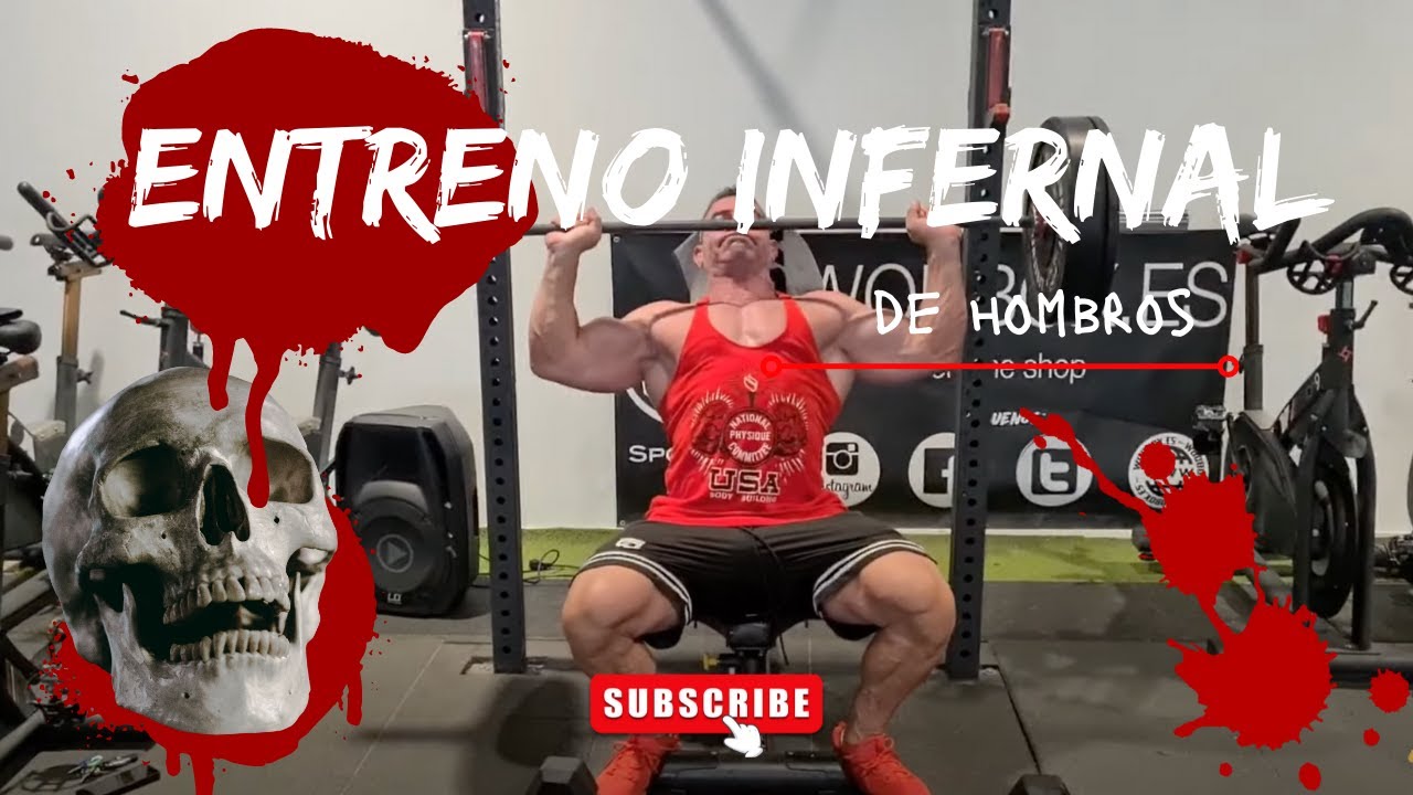 Entreno infernal de hombros 🔥 pocos serán capaces de acabarlo