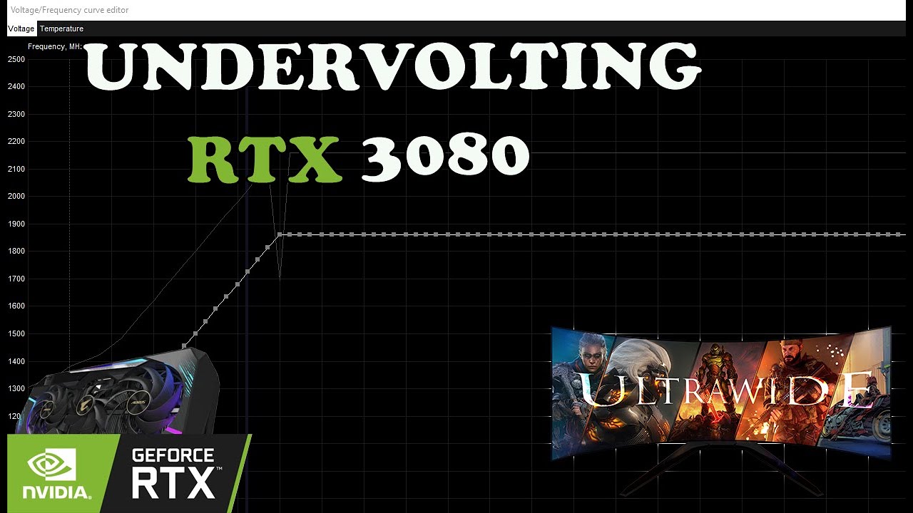 GPU Undervolting Guide for RTX 3080 / 3090 | UP TO 100 WATTS LESS POWER