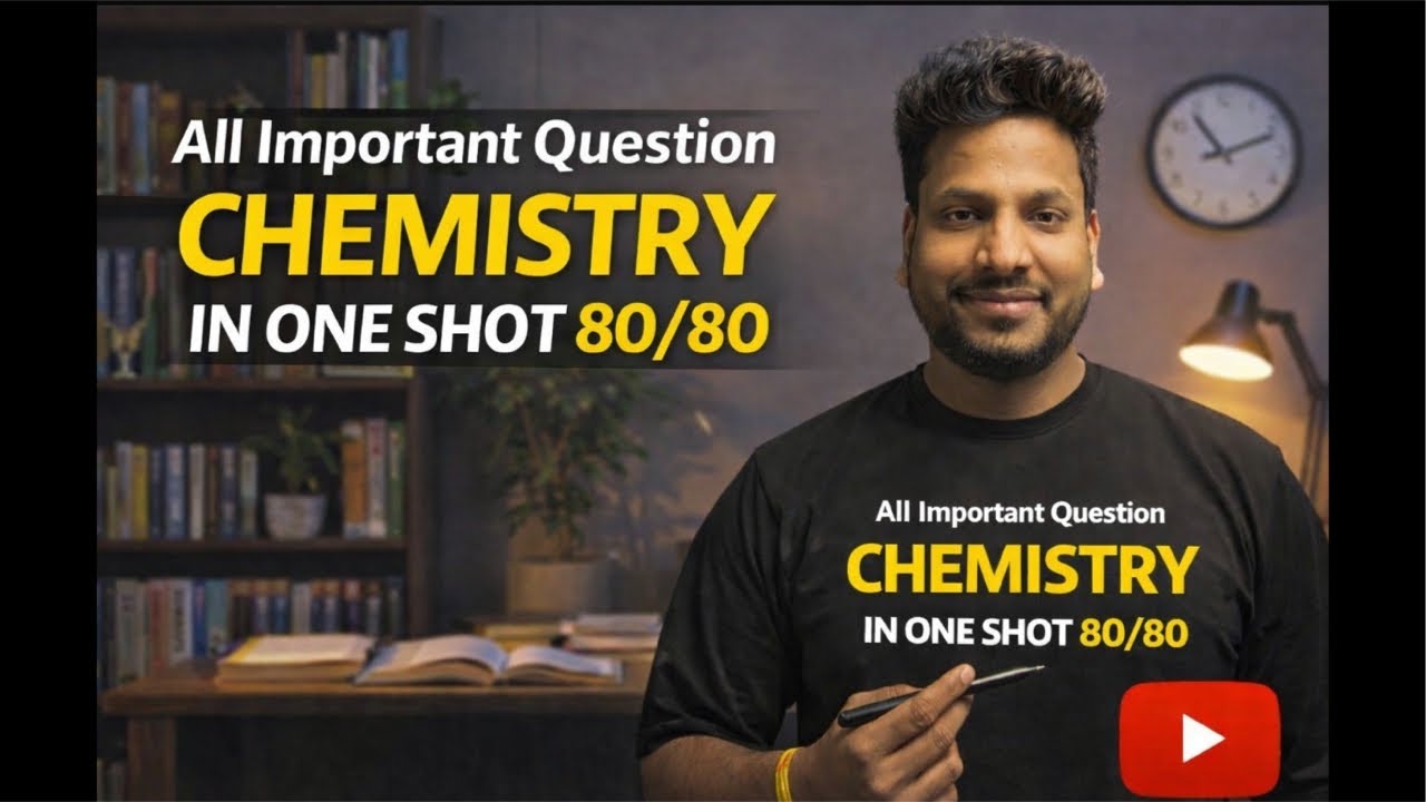 All important question chemistry ￼in one shot🔥