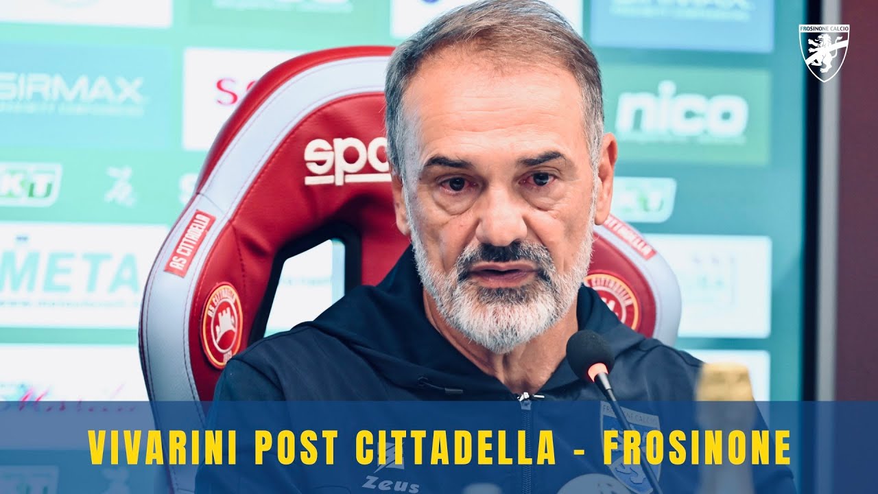 SERIE B '24/'25 | MISTER VIVARINI POST CITTADELLA - FROSINONE