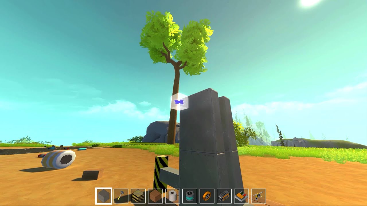 Scrap Mechanic - (S)crap Cannon Full Tutorial