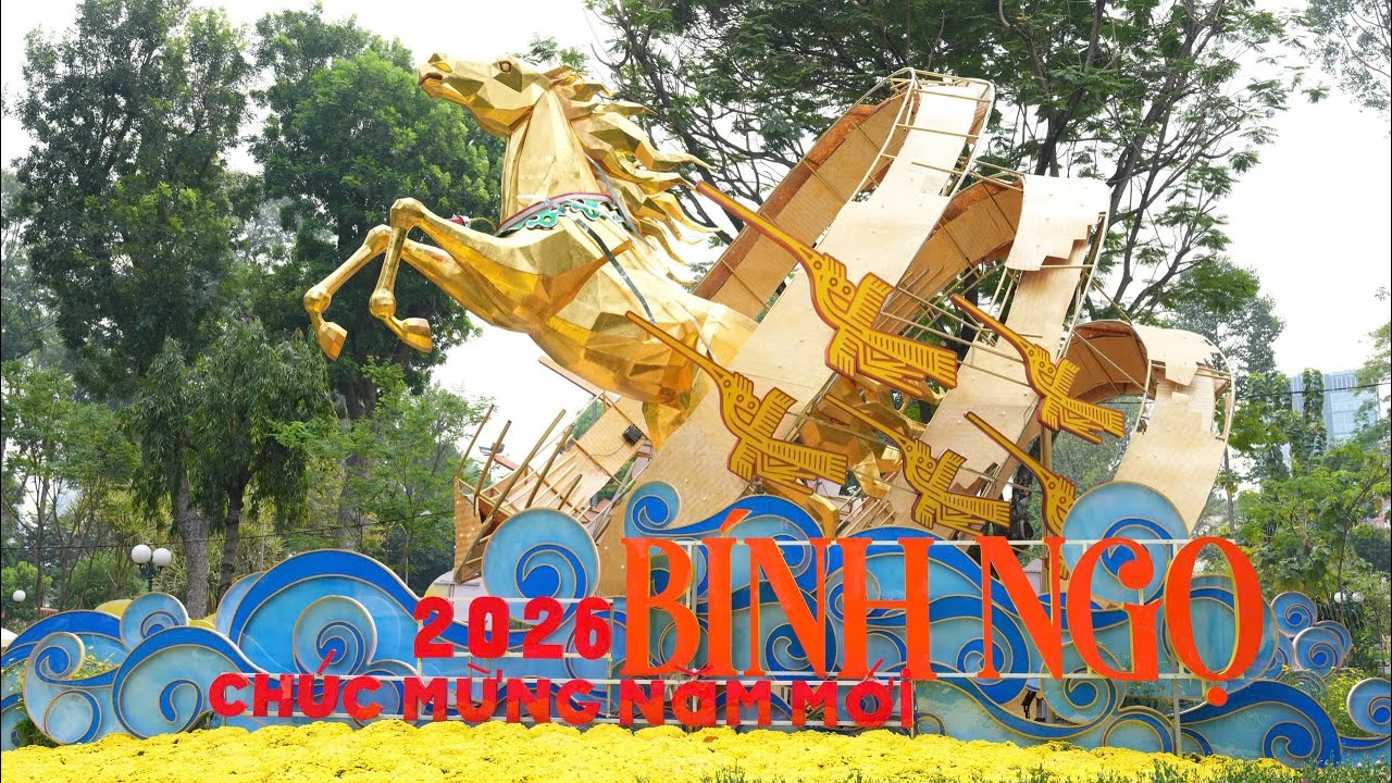 (Vlog) Tham quan Hội hoa xuân Tao Đàn