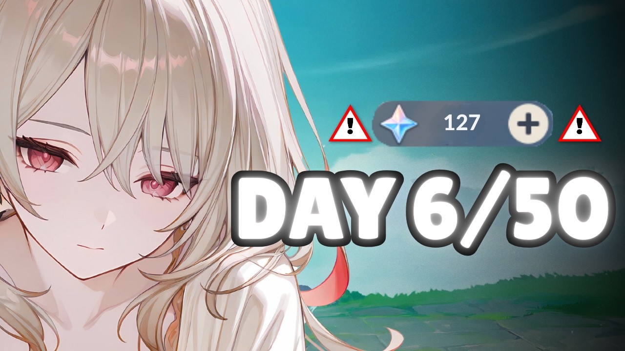 (DAY 6) Farming 19,360 Primogems in 50 DAYS So I Don’t Lose 50/50 Skirk Rerun… F2P BTW