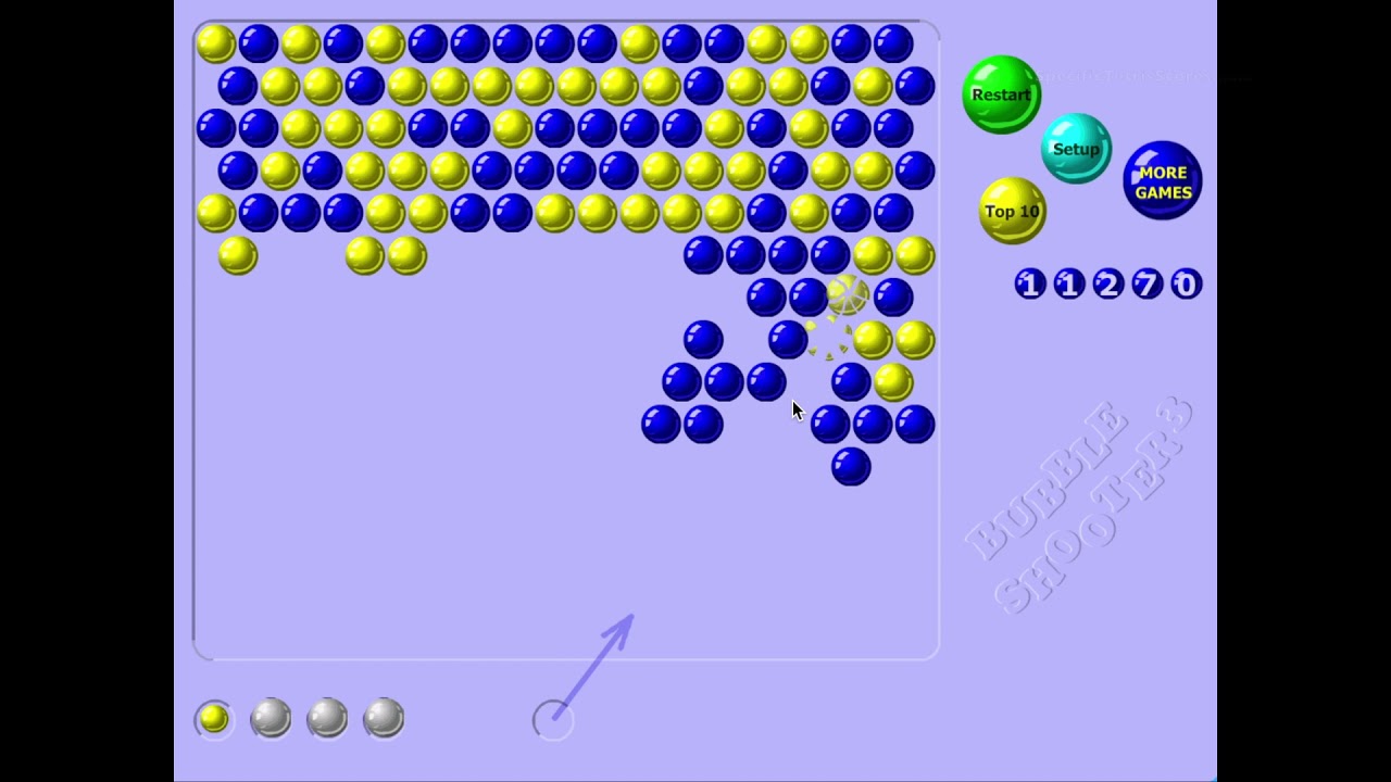 Getting a solid color in Bubble Shooter - Very Satisfying