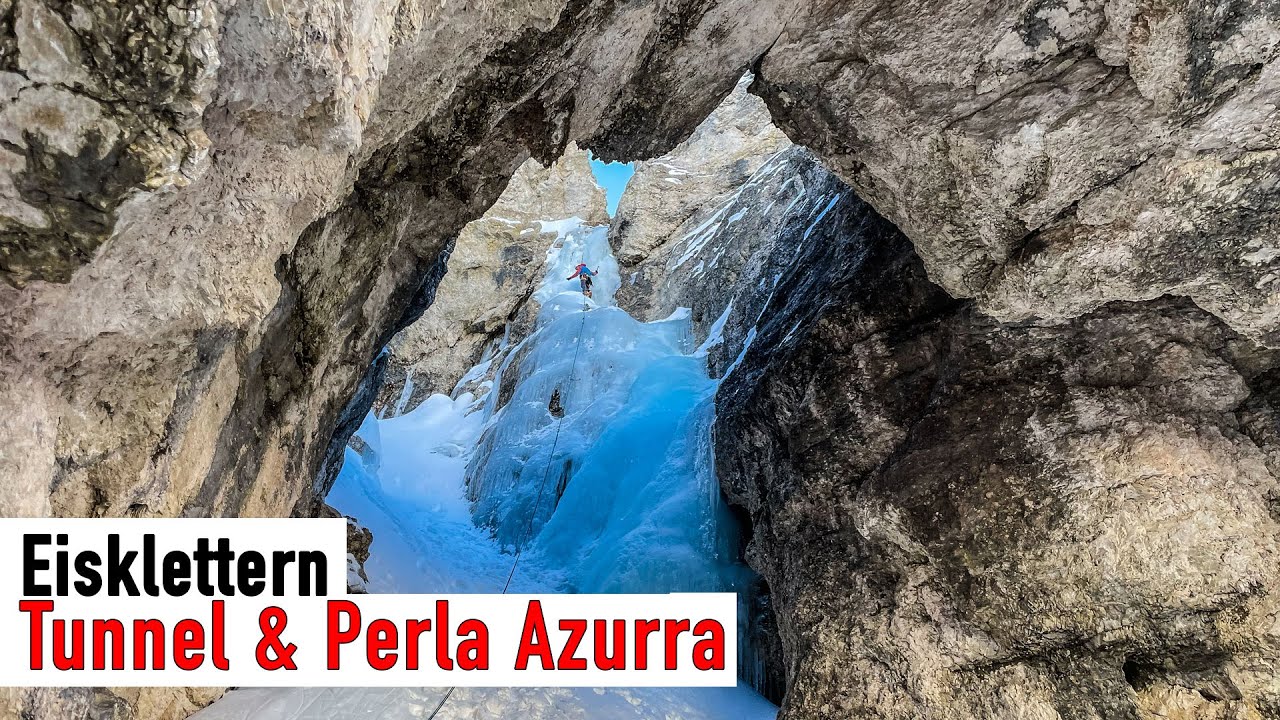 Eisklettern Dolomiten Feb ´24 - Tunnel und Perla Azurra
