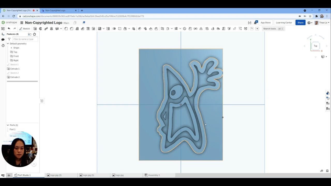 How to turn a 2D Picture into 3D in CAD | Onshape