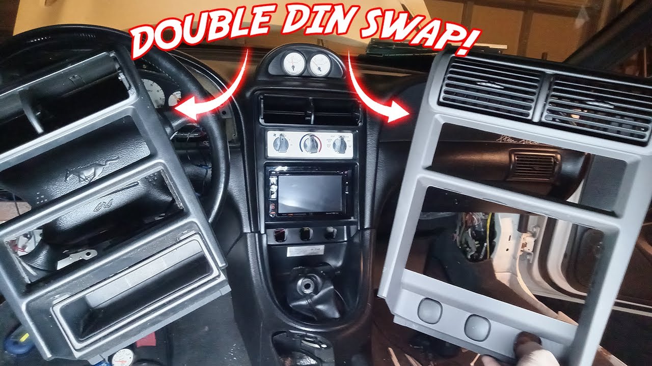 The RIGHT Way To Double Din Swap a 94-00 Mustang!