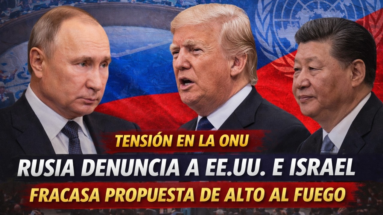 Tensión en la ONU: Rusia denuncia a EE.UU. e Israel y fracasa propuesta de alto al fuego