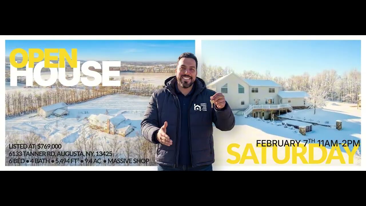 6133 Tanner Rd Augusta NY Estate Open House