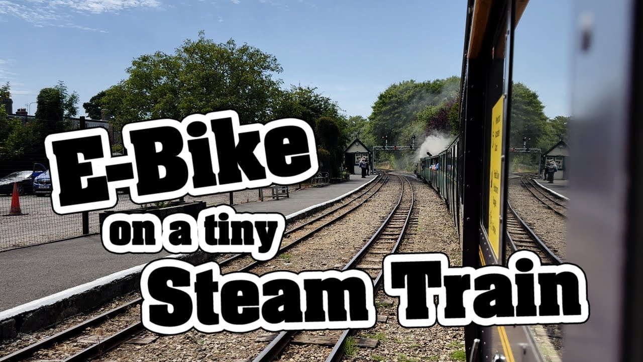 Took my Ebike on the UK's smallest steam train