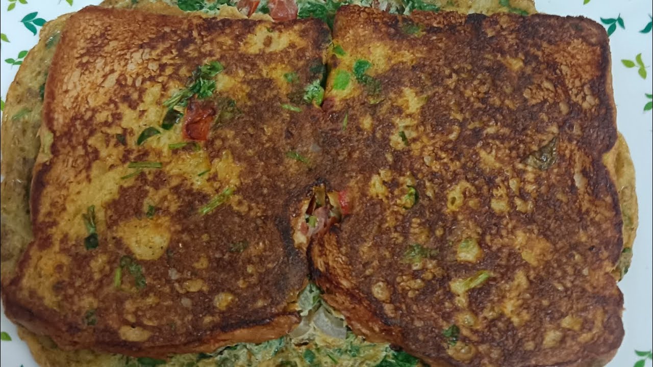 Crispy Bread Omelette Recipe😋 सुबह का परफेक्ट नाश्ता #omelettes #breadomeletterecipe #egg 