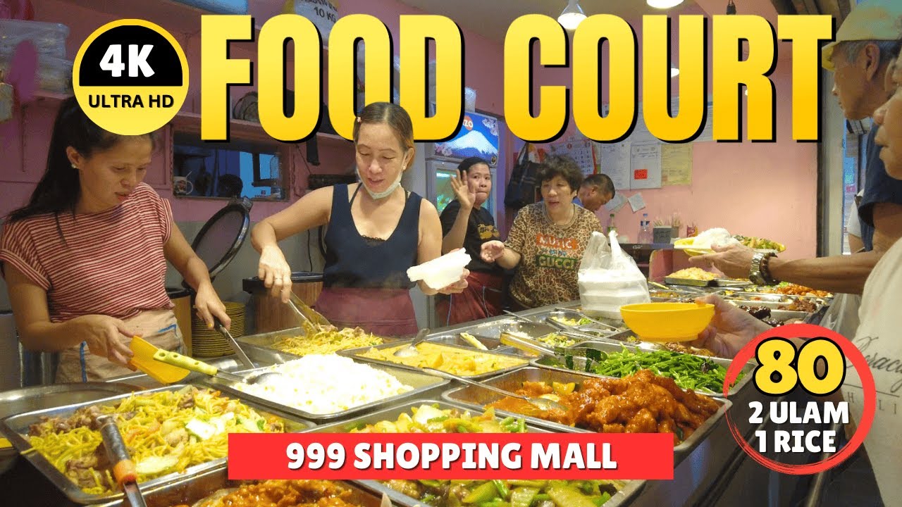 [4K] FOOD COURT TOUR - 999 Divisorial Mall During Christmas Weekend Rush