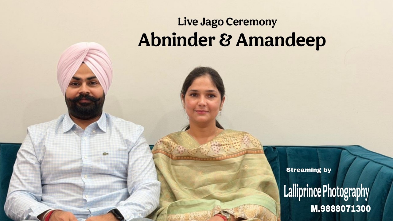 Live Jago Ceremony Of Abninder With Amandeep