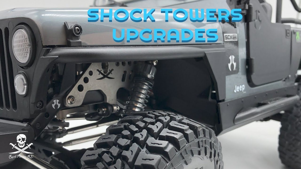 Axial SCX10-III CJ-7 JEEP RENEGADE SHOCK TOWERS UPGRADE