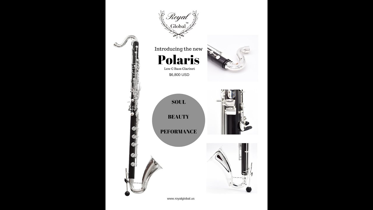 Royal Global Polaris Low C Bass Clarinet