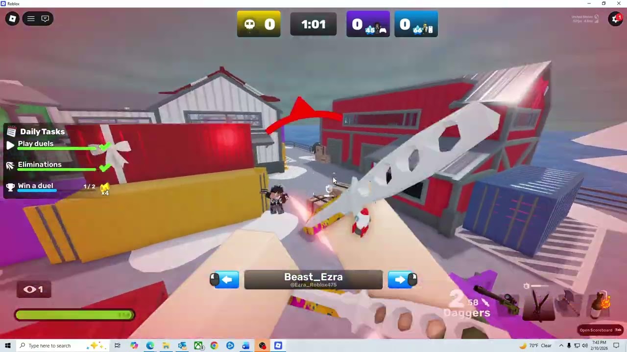 Abel's Roblox Adventure 2/13/2026