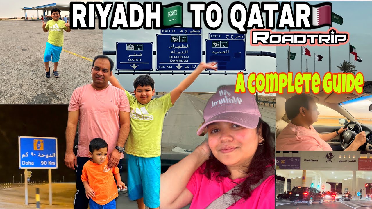 Road trip 🚗from RIYADH🇸🇦 to QATAR🇶🇦|| Visa on arrival process || Everything you need to know ✔️