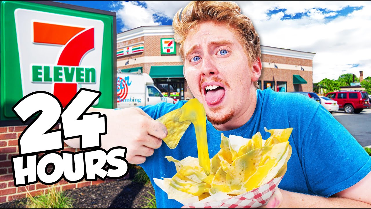 EATING ONLY GAS STATION FOODS FOR 24 HOURS