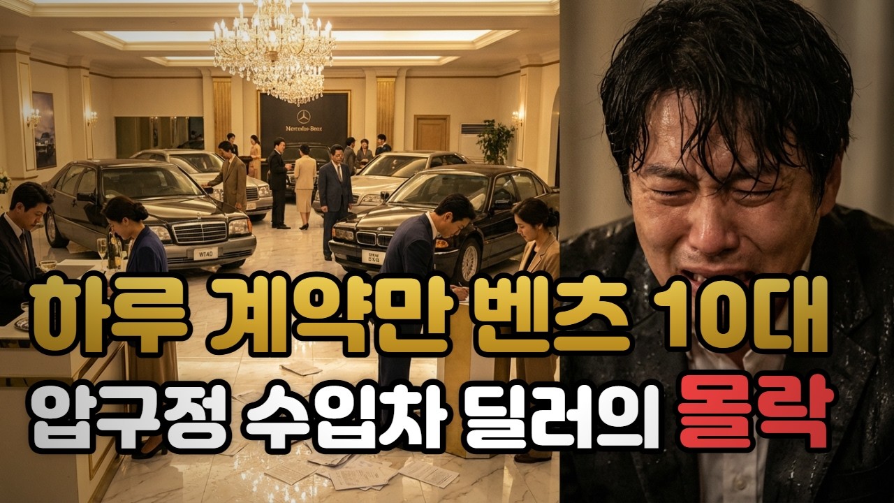 하루 계약만 벤츠 10대, 잘나가던 압구정 수입차 딜러의 몰락 l 인생사연